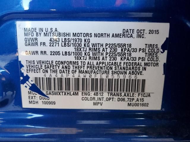 2015 Mitsubishi Outlander Sport SE