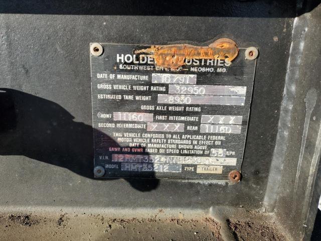 1992 Holden HMT35212 Flatbed Trailer