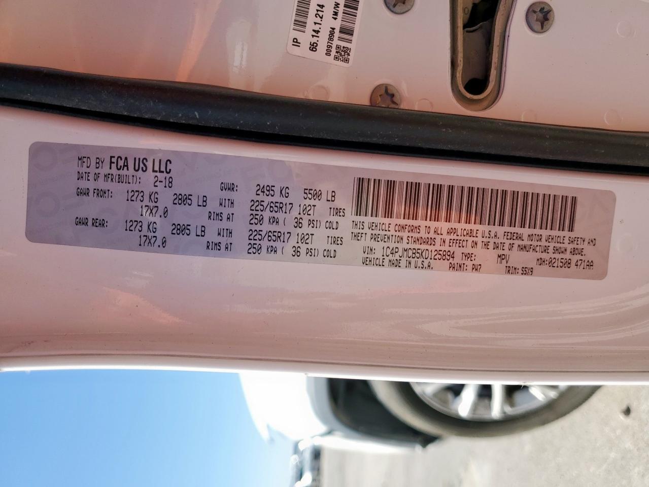 2019 Jeep Cherokee Latitude