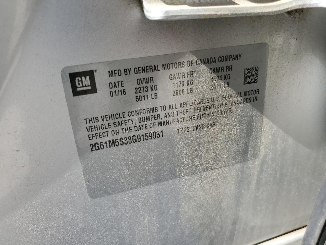 2016 Cadillac Xts Luxury Collection