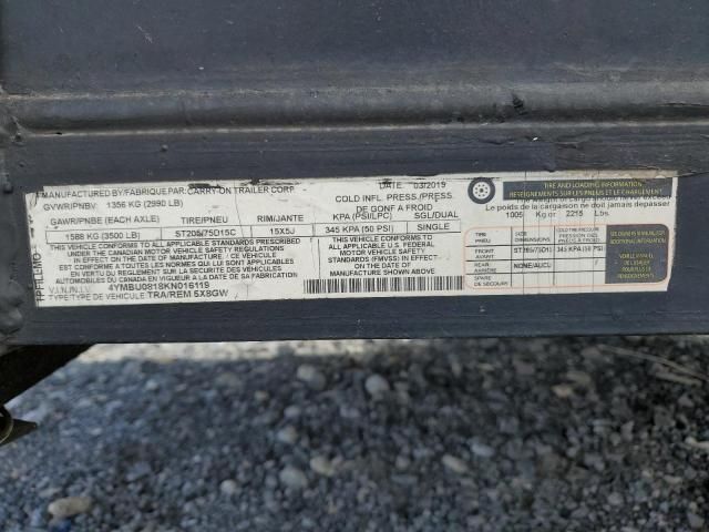 2019 Utilimaster Trailer