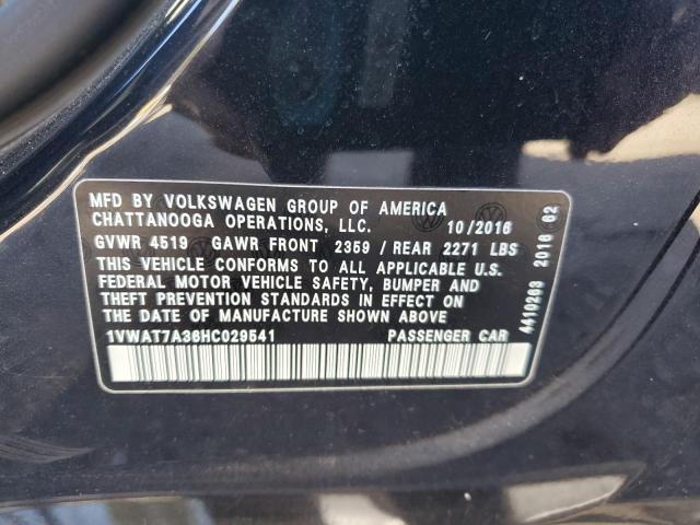 2017 Volkswagen Passat s