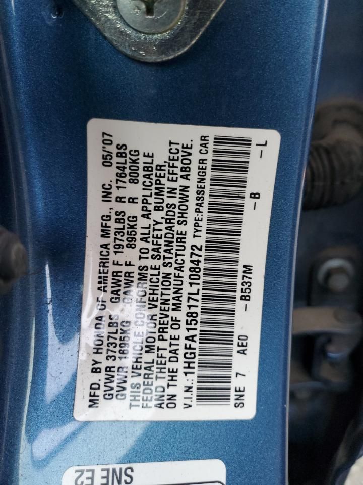 2007 Honda Civic ex