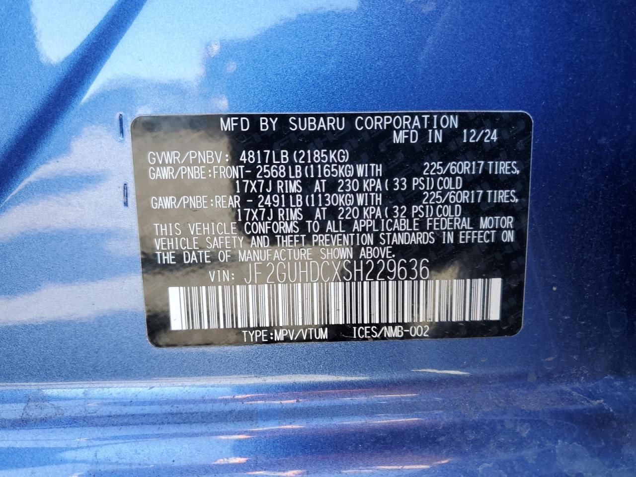 2025 Subaru Crosstrek Premium