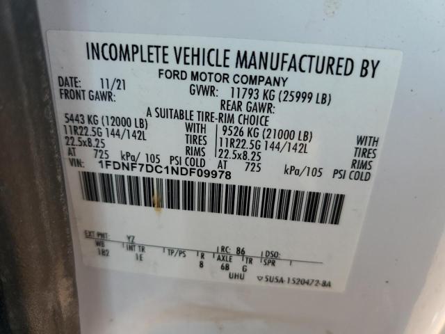 2022 Ford F750 Chipper Truck