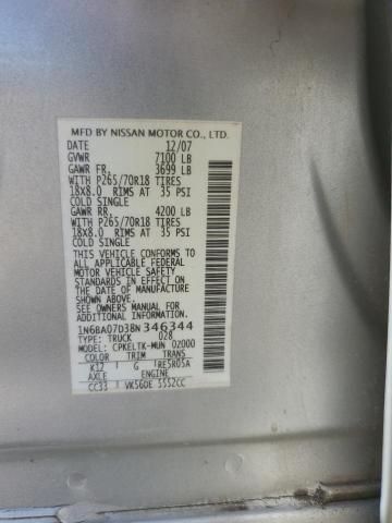 2008 Nissan Titan XE