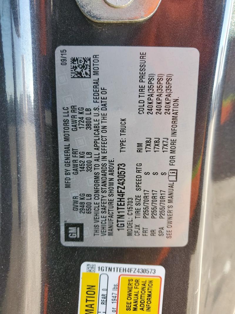 2015 GMC Sierra C1500