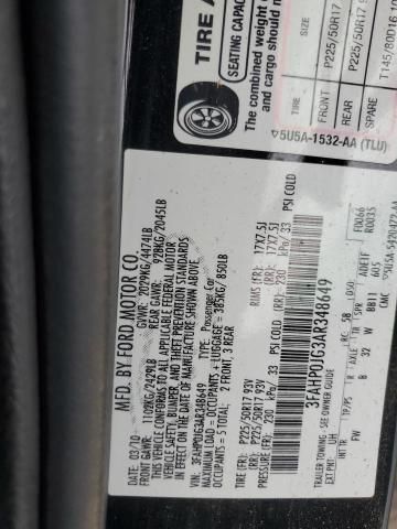2010 Ford Fusion SEL