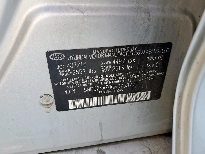 2016 Hyundai Sonata SE