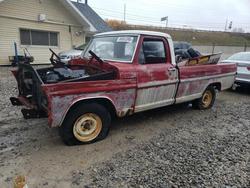Ford F100 salvage cars for sale: 1972 Ford F100