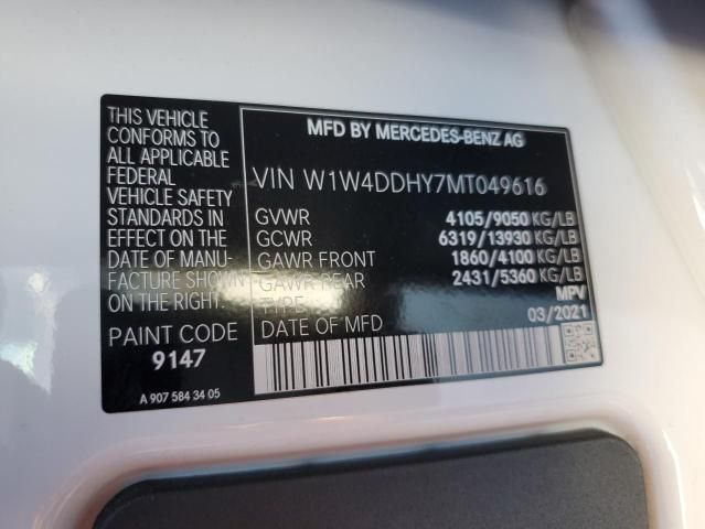2021 Mercedes-Benz Sprinter 2500