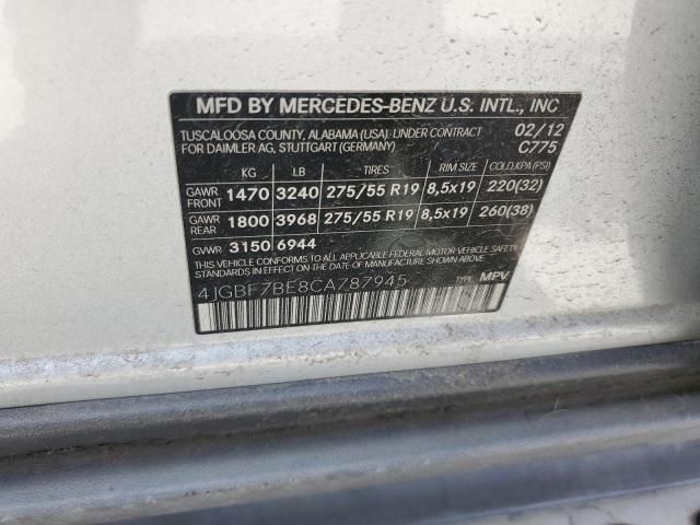 2012 Mercedes-Benz GL 450 4matic