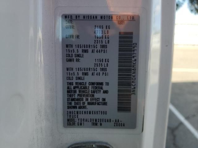 2021 Nissan NV200 2.5S