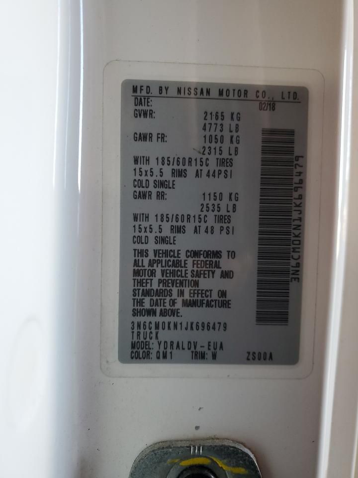 2018 Nissan Nv200 2.5s