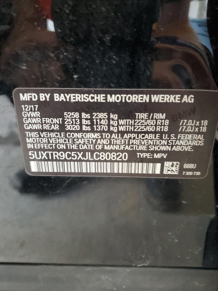 2018 BMW X3 Xdrive30i