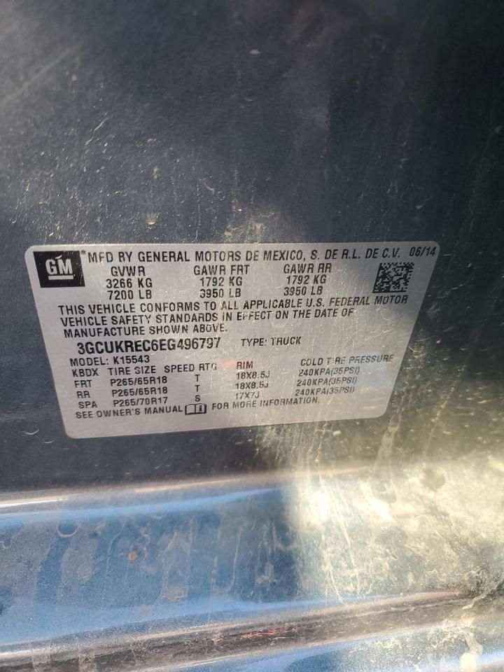 2014 Chevrolet Silverado K1500 lt