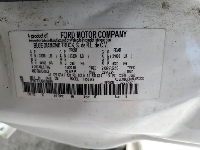 2013 Ford F750 Forestry Bucket Truck