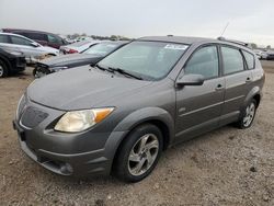 Pontiac Vibe salvage cars for sale: 2005 Pontiac Vibe