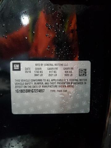 2016 Chevrolet Cruze lt