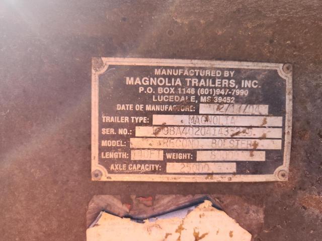 2004 Magnolia Recond Bolster Pole Trailer