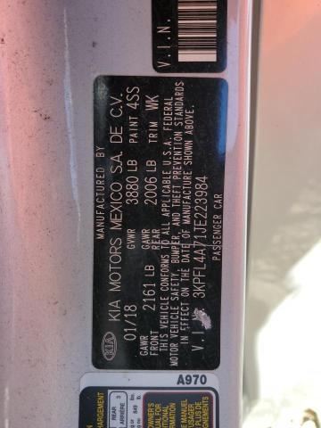 2018 KIA Forte lx