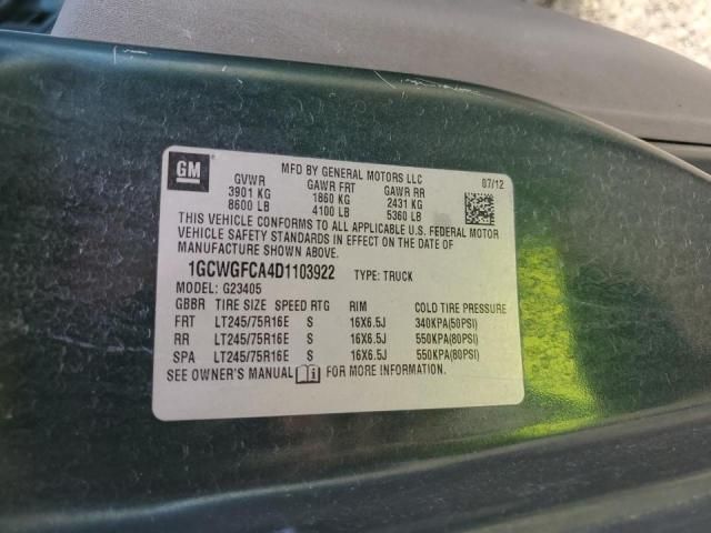 2013 Chevrolet Express G2500