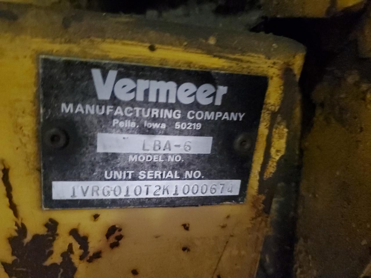 1989 Vermeer LM-35 Trencher