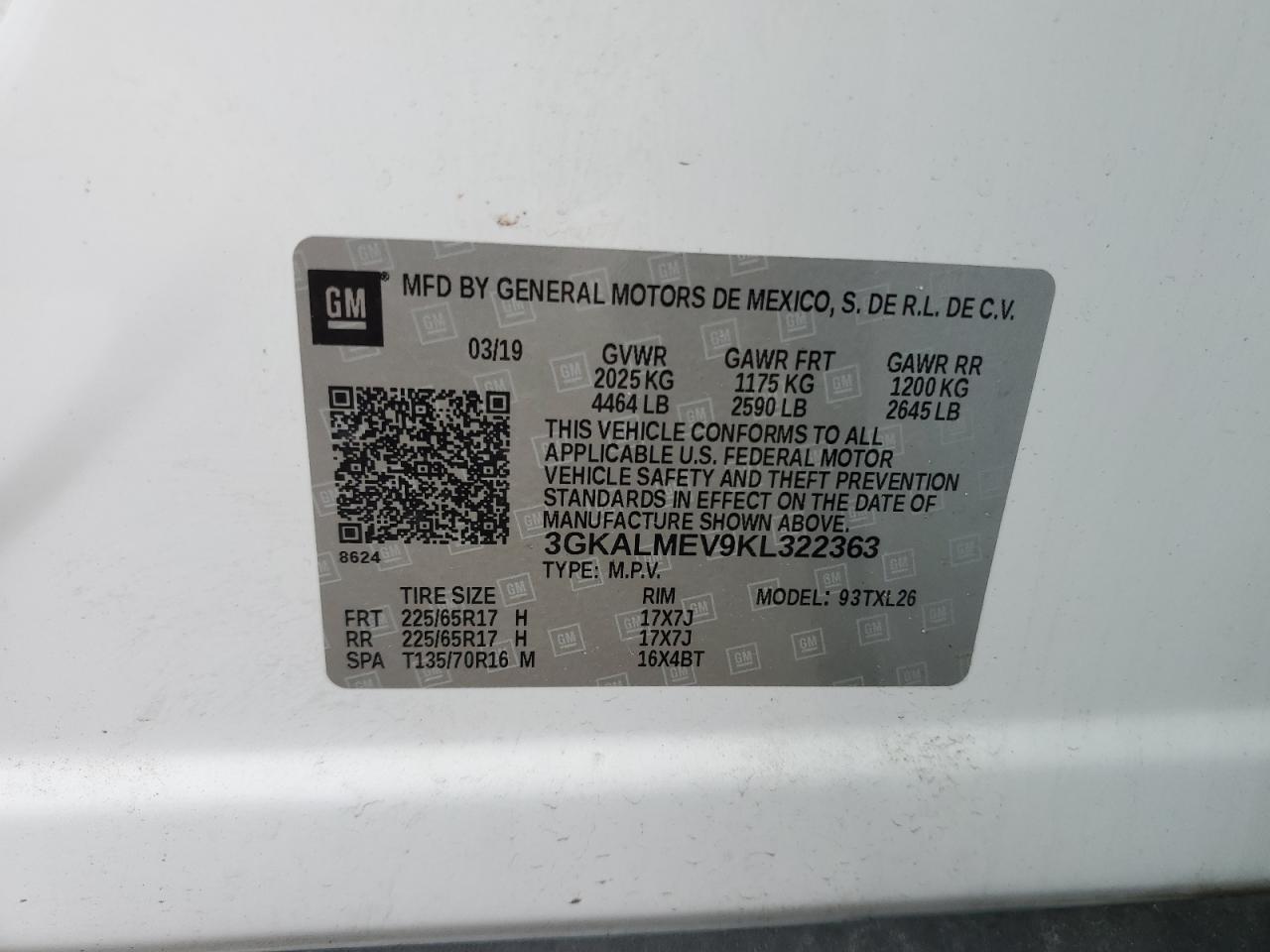 2019 GMC Terrain sle