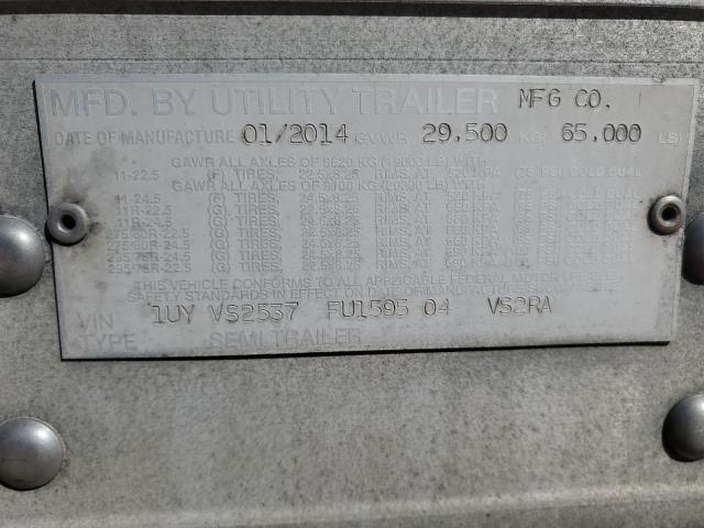 2015 Utility VS2RA Refrigerated Van Trailer