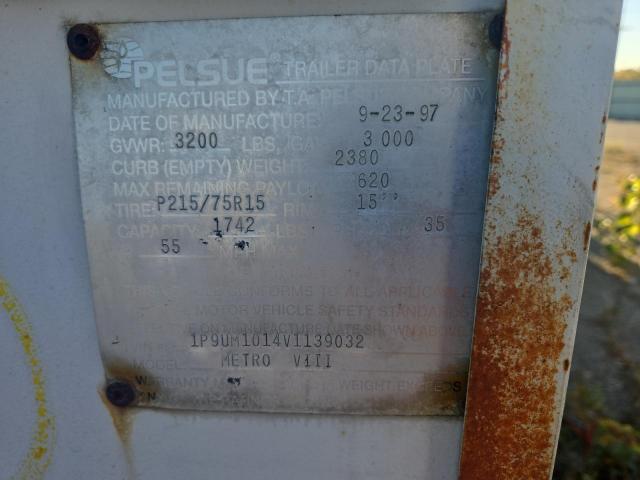 1997 Pelsue Metro Viii Manhole Support Trailer