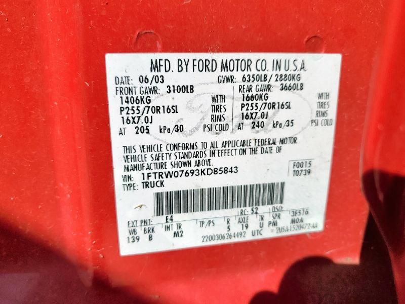 2003 Ford F150 Supercrew