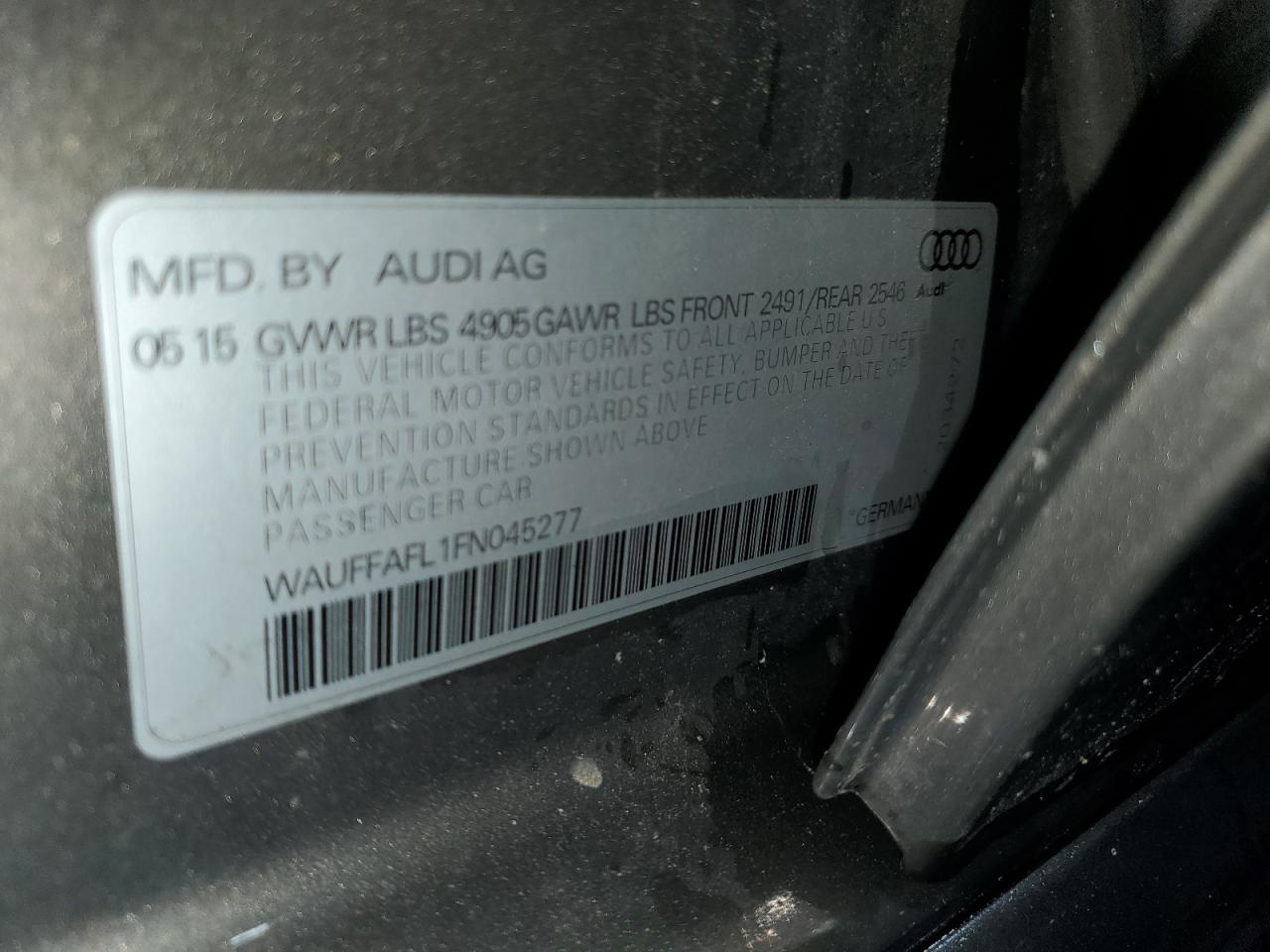 2015 Audi A4 Premium Plus
