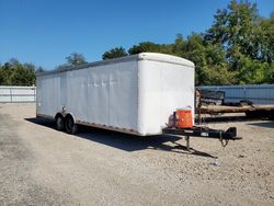 Salvage trucks for sale at Wilmer, TX auction: 2018 Suretrack 2018 SURE-TRAC STRLP10224TA-100 Enclosed Cargo TRA