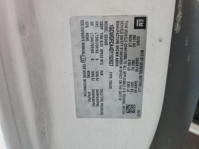 2013 Chevrolet Express G2500