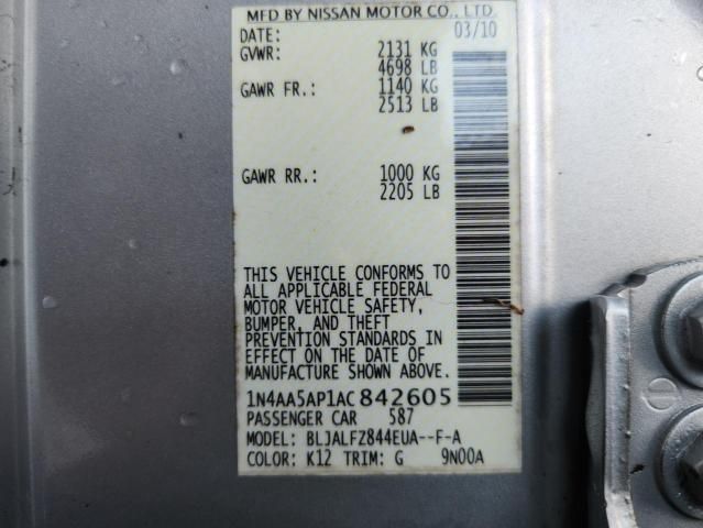 2010 Nissan Maxima S
