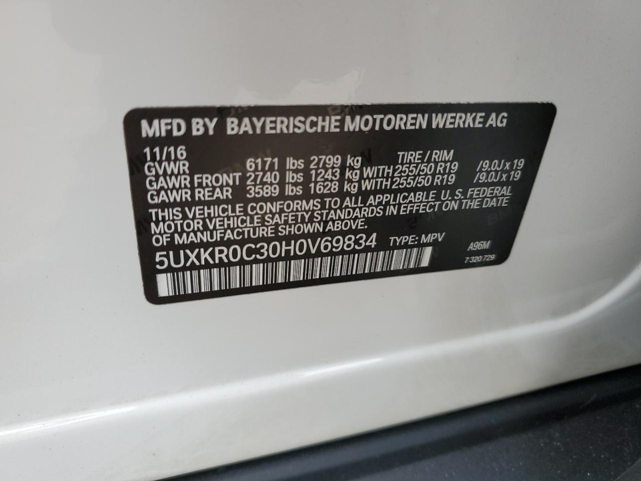 2017 BMW X5 Xdrive35i