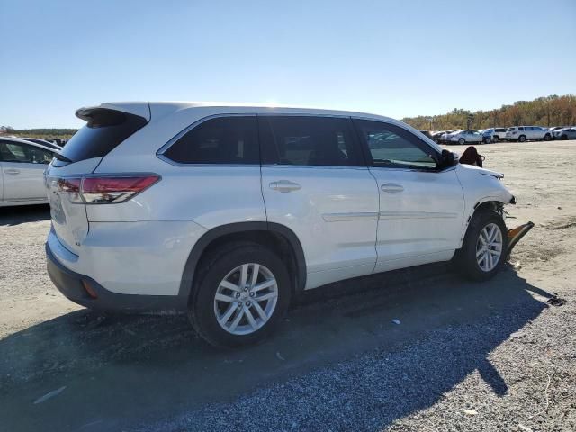 2015 Toyota Highlander le