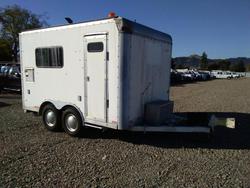 Salvage cars for sale from Copart San Martin, CA: 1997 B&W Custom BV19 Fiber Optic Splicing Trailer