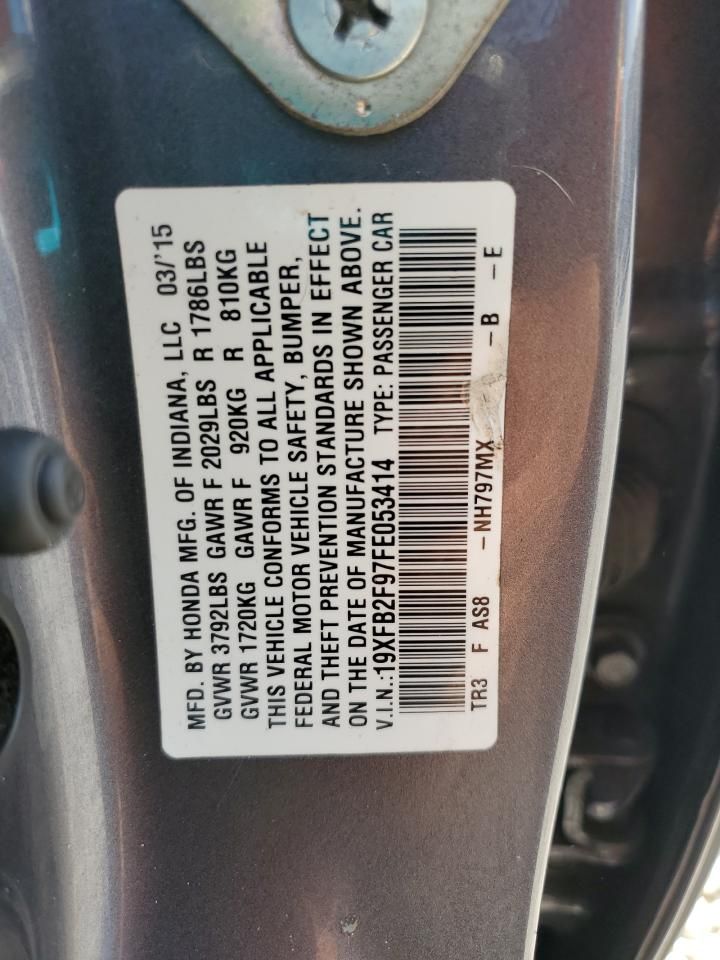 2015 Honda Civic exl