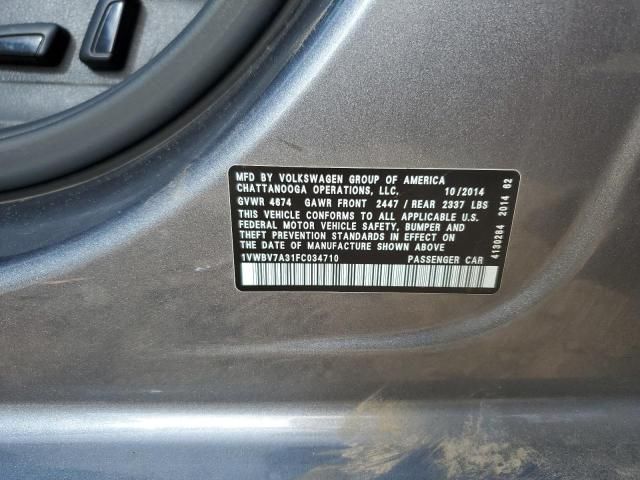 2015 Volkswagen Passat SE