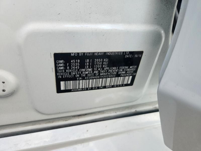 2017 Subaru Legacy 2.5I