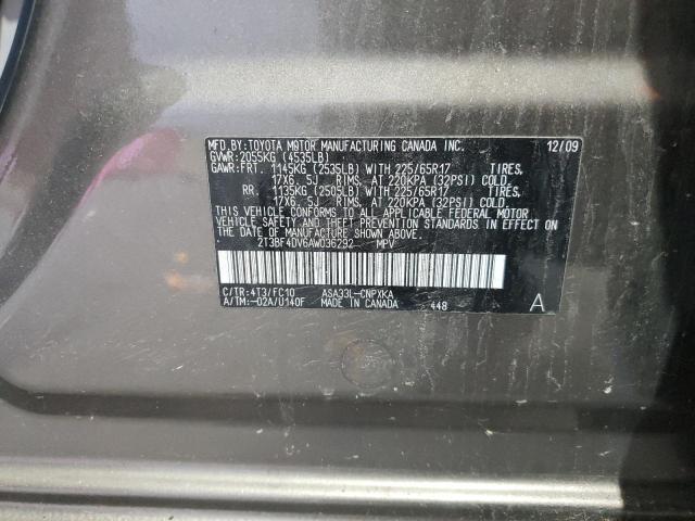 2010 Toyota Rav4 Base