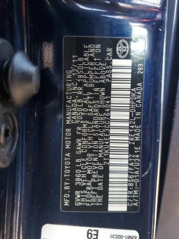 2012 Toyota Corolla Matrix