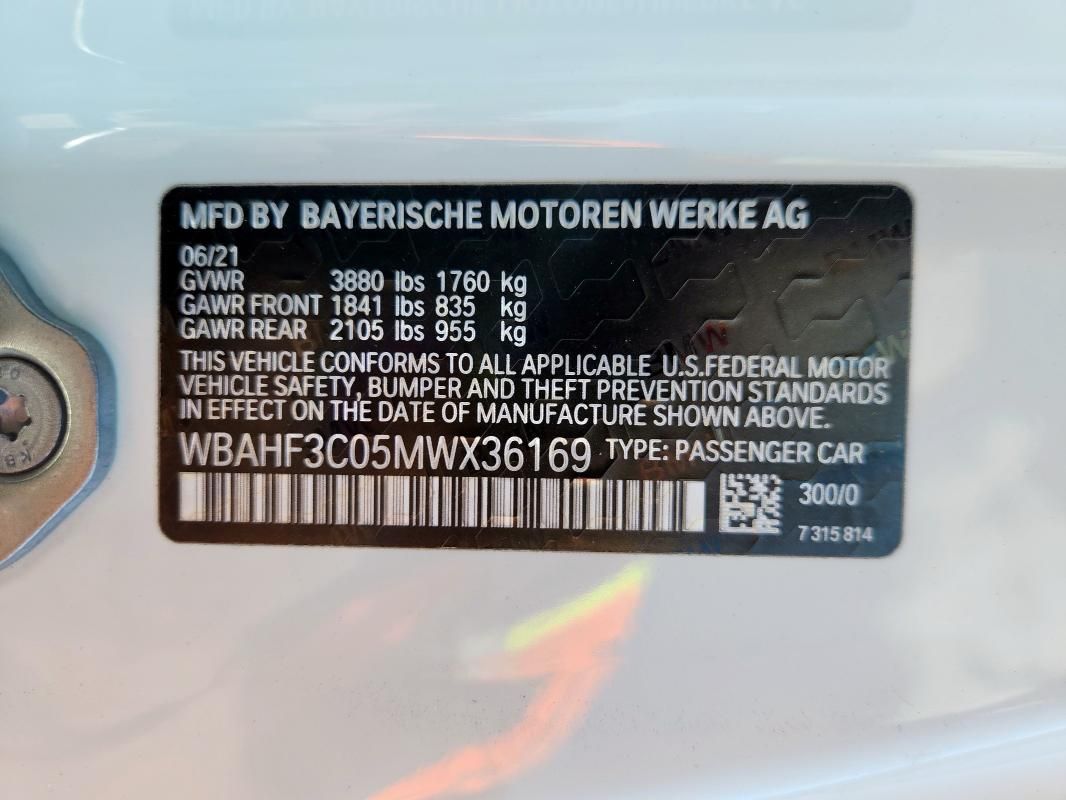 2021 BMW Z4 SDRIVE30I