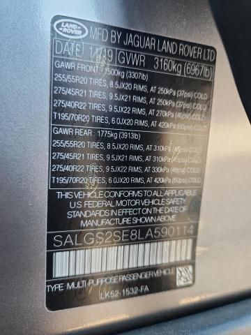 2020 Land Rover Range Rover P525 HSE