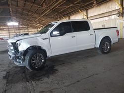 Ford salvage cars for sale: 2015 Ford F150 Supercrew