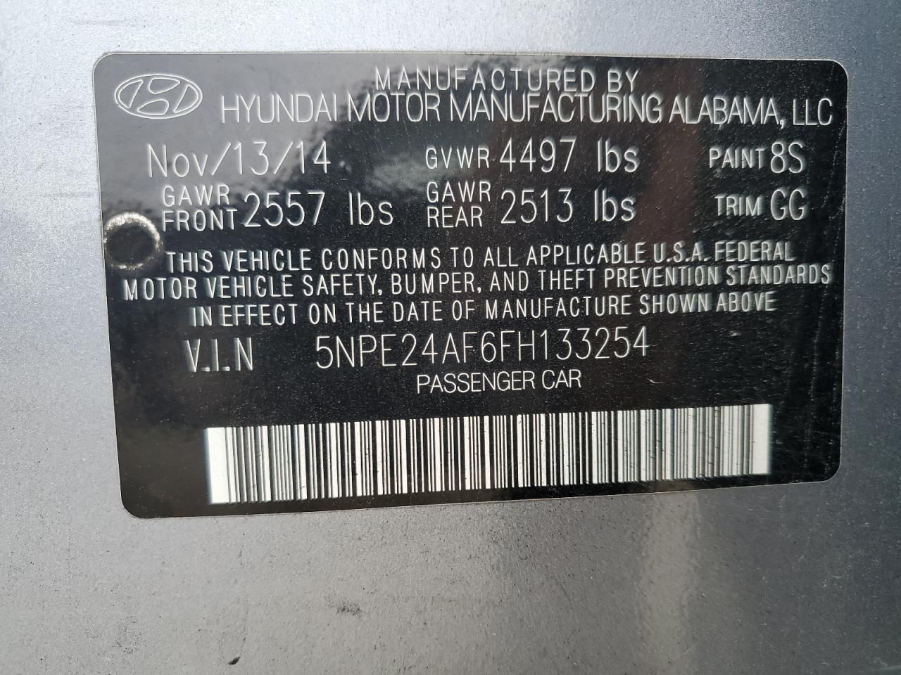 2015 Hyundai Sonata se