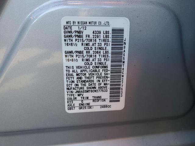 2012 Nissan Rogue s