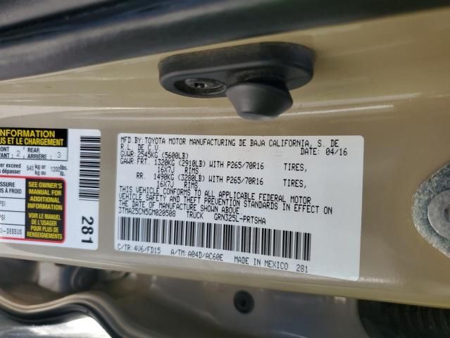 2016 Toyota Tacoma Double cab