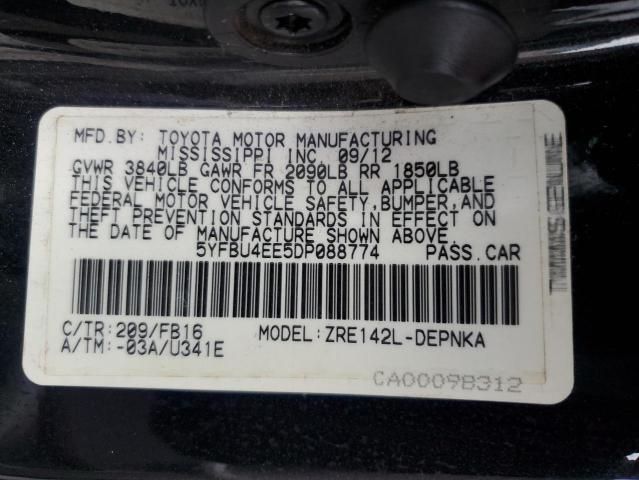 2013 Toyota Corolla Base